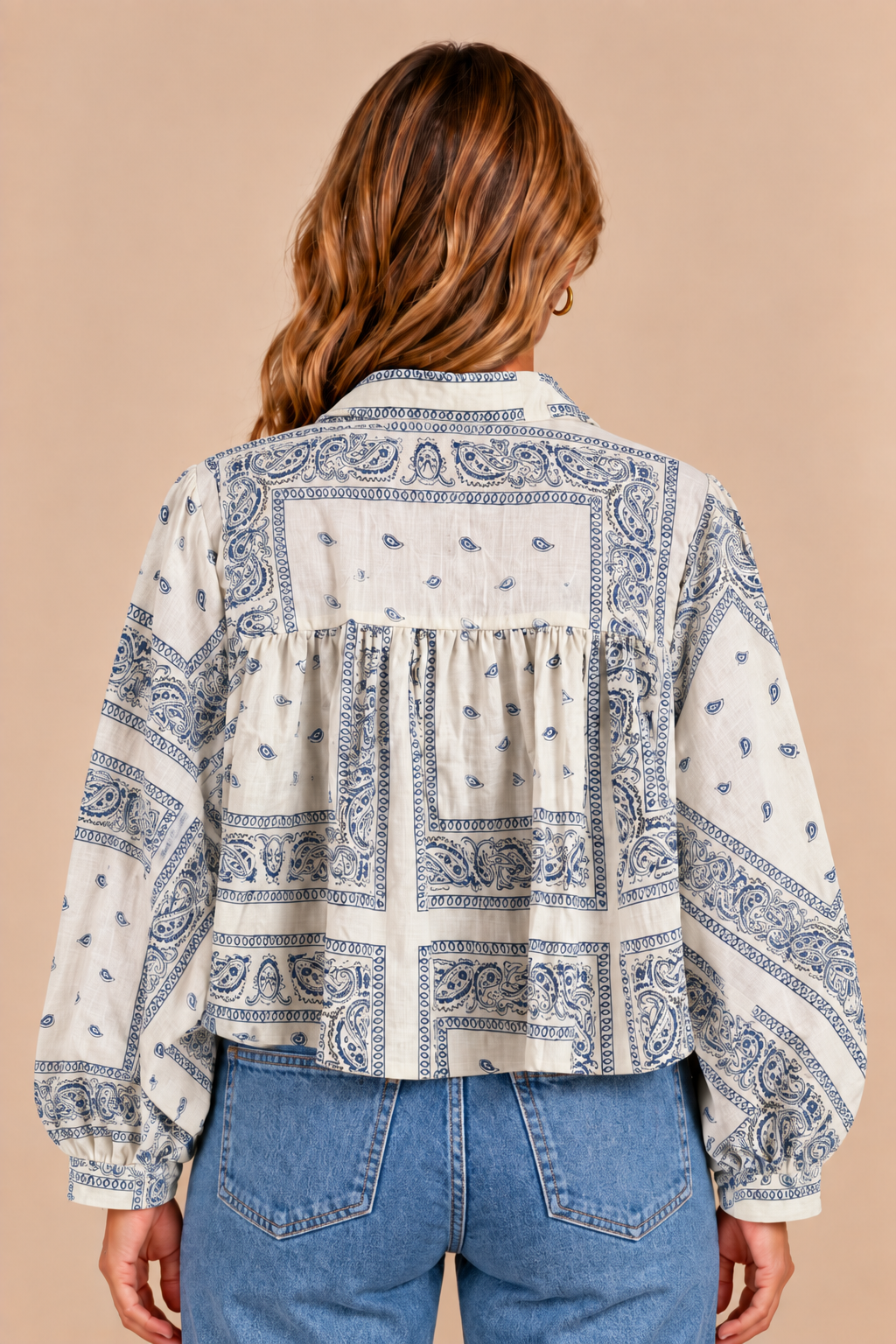 Ally - Cropped Button Down