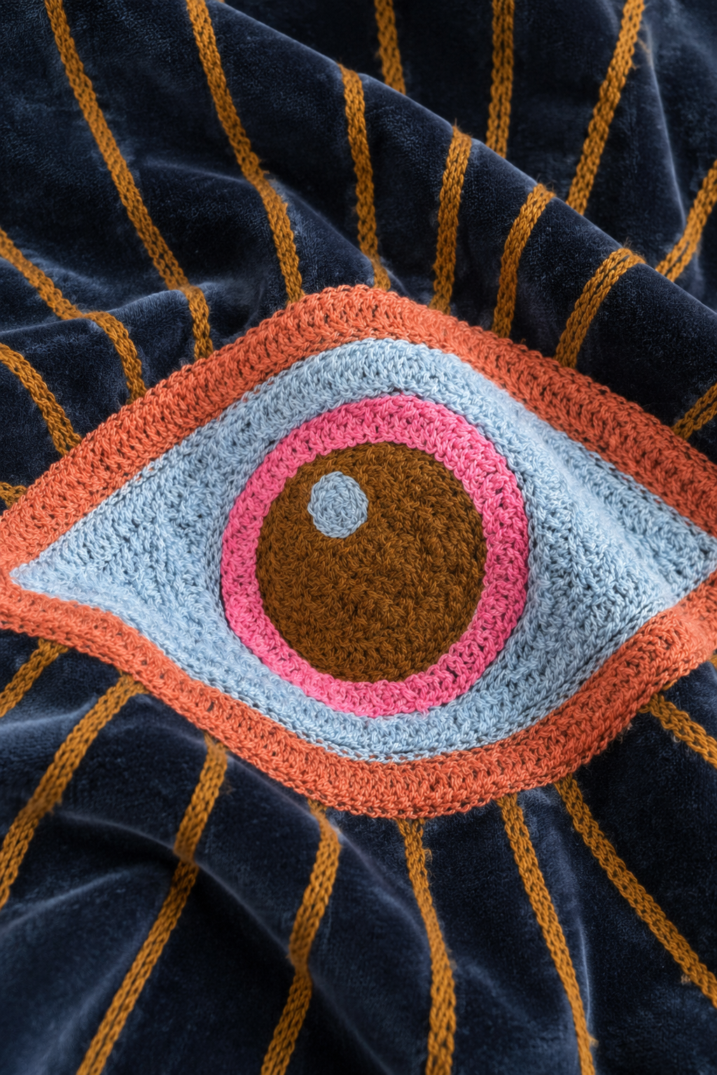 Emmy Embroidered Reversible Jacket - Velvet Evil Eye