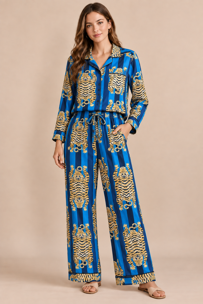 Lisa Long Pajama Set