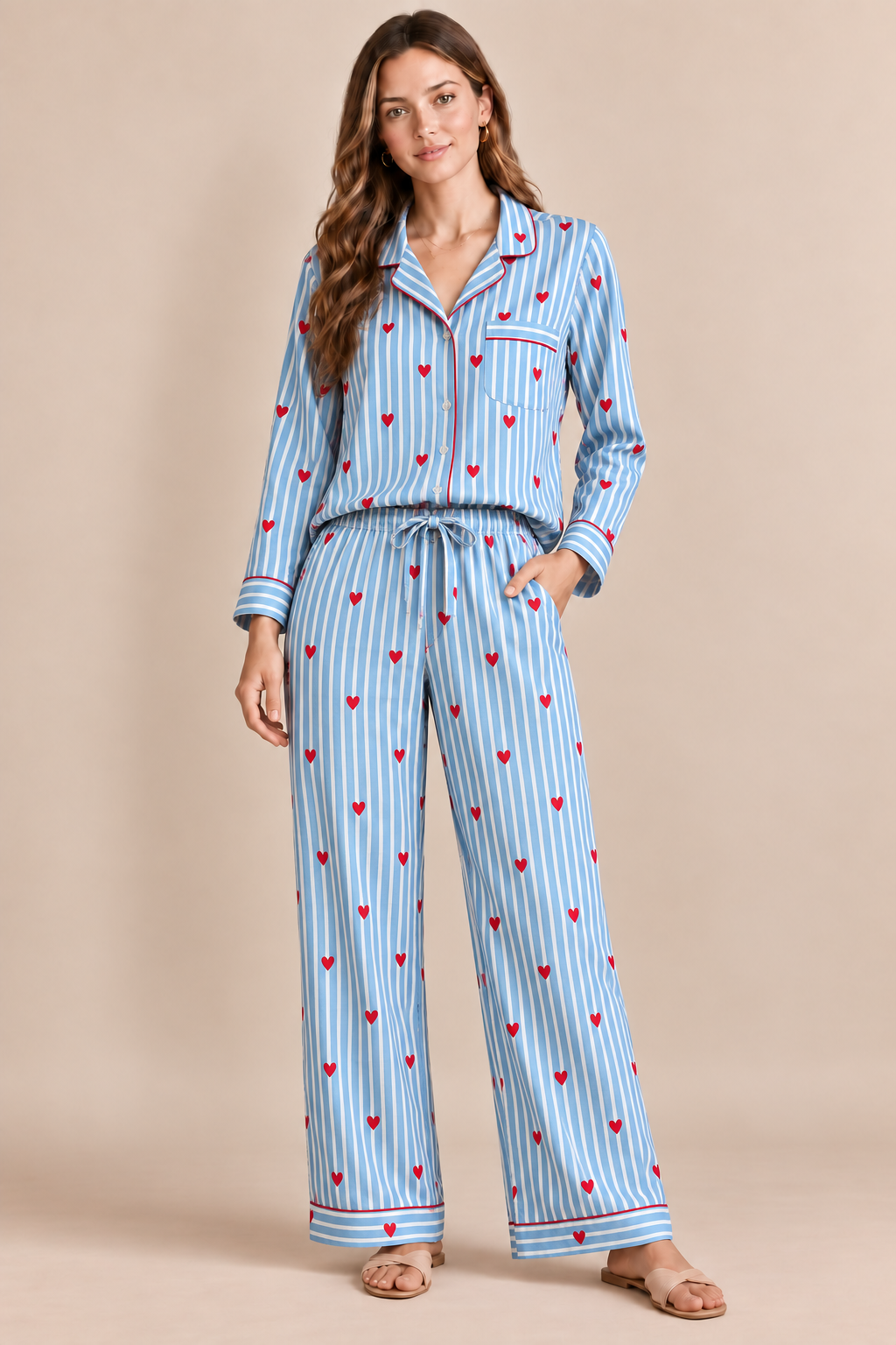 Lisa Long Pajama Set